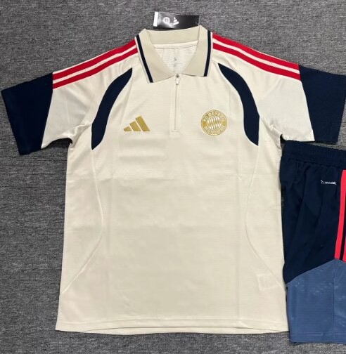 AAA Quality Bayern Munich 26/27 Cream Polo Shirts